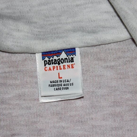 Patagonia Capilene 1/4 Zip Made in USA Size Large - Picture 4 of 8